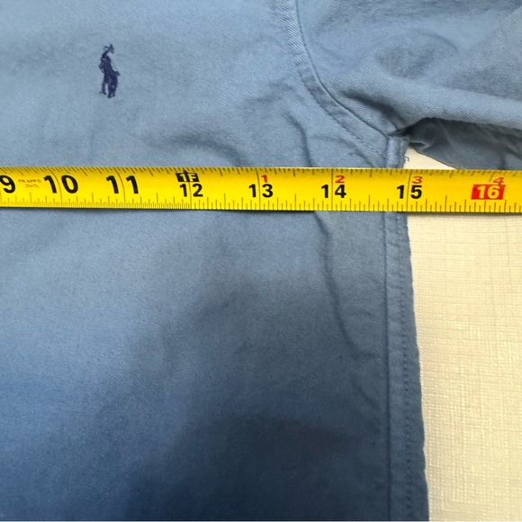 Polo by Ralph Lauren Boys 7 Blue Button-Down Shirt - Picture 6 of 7